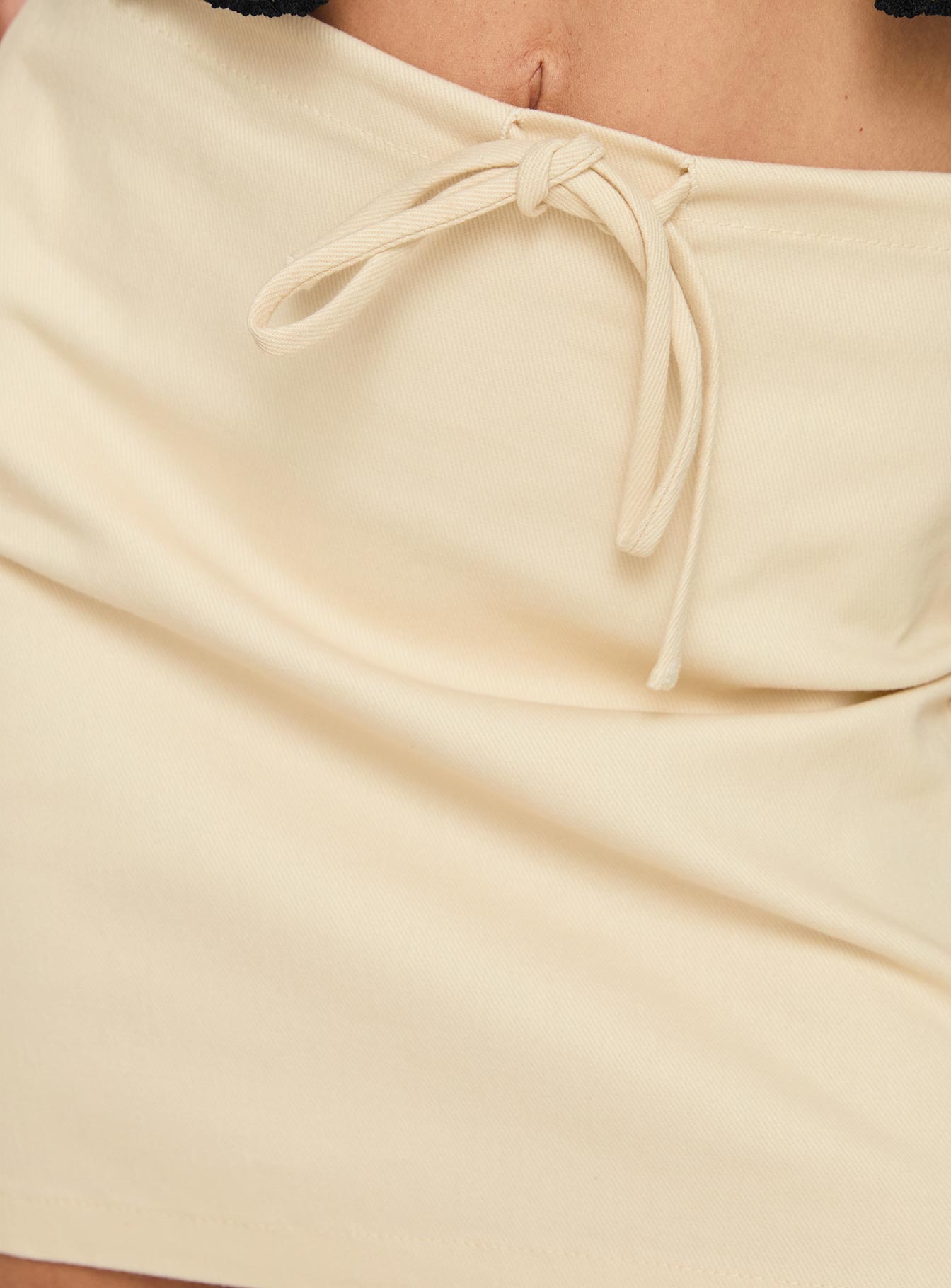 My Girl Mini Skirt Beige