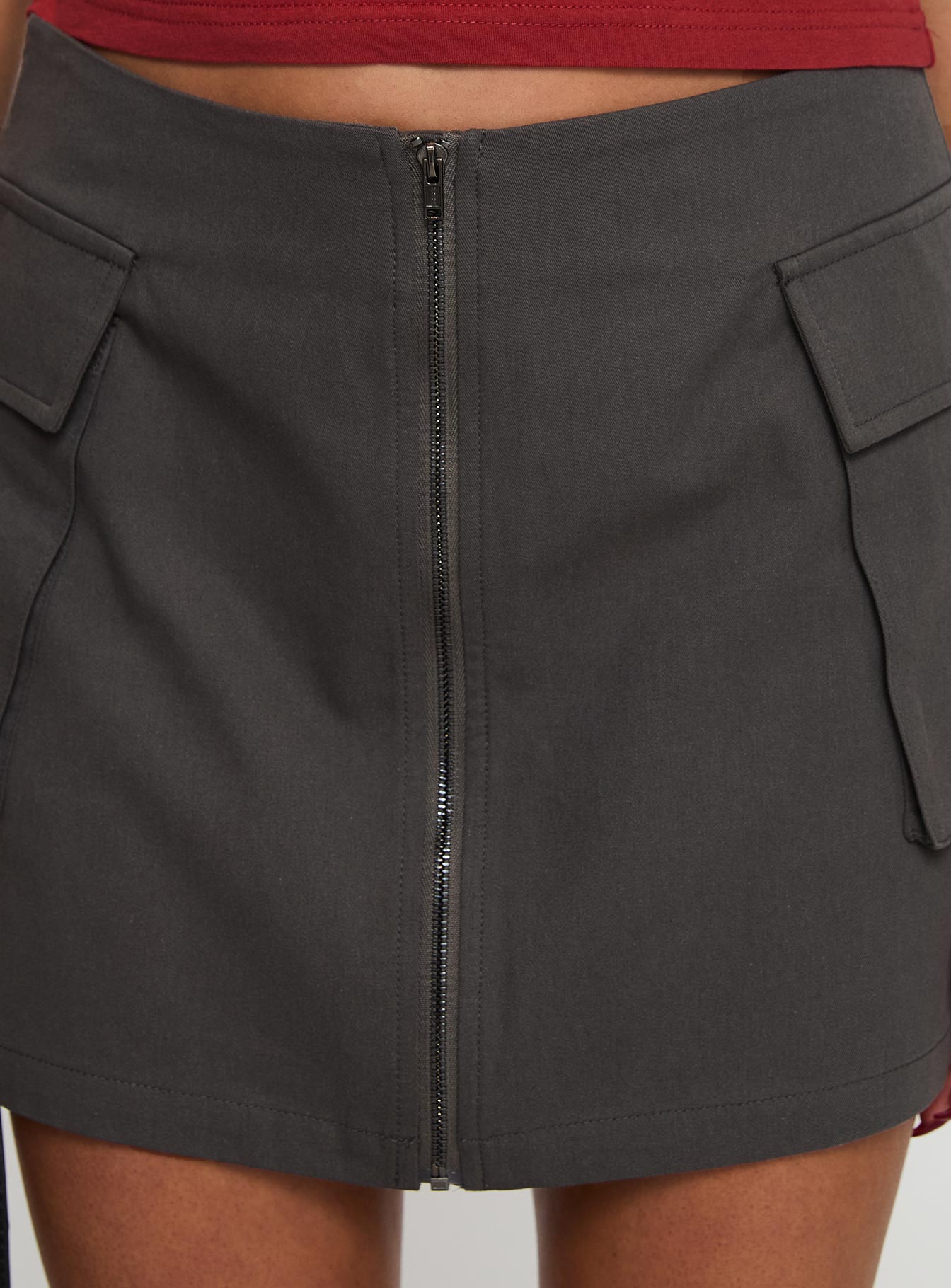 Pacheco Cargo Mini Skirt Charcoal