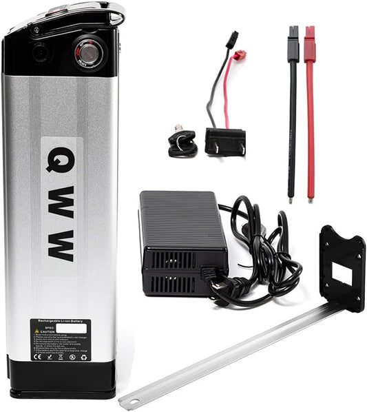 QWW 48V13AH Electric Bicycle Lithinum ion Battery for 100W - 1000W Ebike