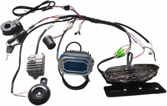 The whole set light parts For High brake output Motorcycle kit, Headlight Front Rear Light Flasher horn voltage converter Accessories Part