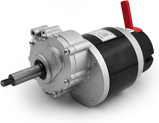 L-faster 24V 350W Unitemotor Geared Brush Motor Electromagnetic Brake 120RPM 75RPM 17mm Axle 4 Pin for Electric Stroller Wheelchair Bike