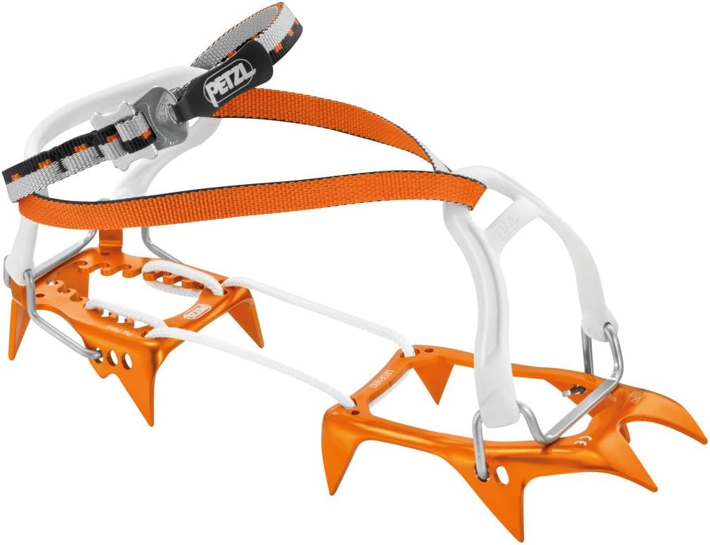 Petzl. Leopard FL Ultralight Crampons with FlexLock Binding System for Zustiege on Snow Fields – One Size