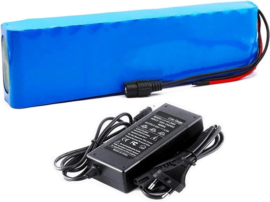 30Ah Ebike Battery - 36V Bike Battery for 200-500W Ba-Fang Voil-Amart AW A-Ncheer and Other Motor(W/42V2A Charger & BMS Board), for Electric Bicycle Scooter