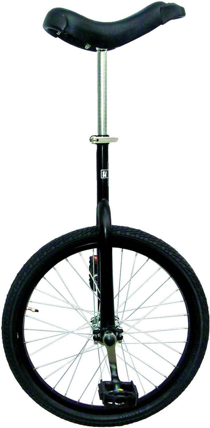 20 Inch Wheel Unicycle with Alloy Rim, Matte Black