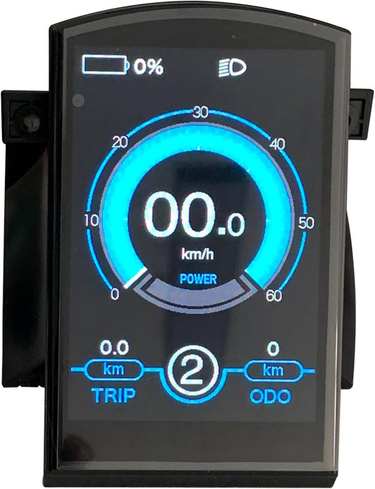 Key-DISP KD986 Ebike Display LCD TFT Display Meter 36V 48V Speed for Electric Bike Computer Waterproof Electric Bicycle Display Meter Conversion Kit for Electric Scooter E-Bike Modification