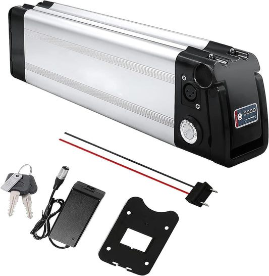 24V Ebike Battery 8AH 10AH 13AH 15AH 20AH Mountain Bike Lithium Li-Ion Battery Pack, BMS for 200-750W Electric Bicycles Motor,24V8AH