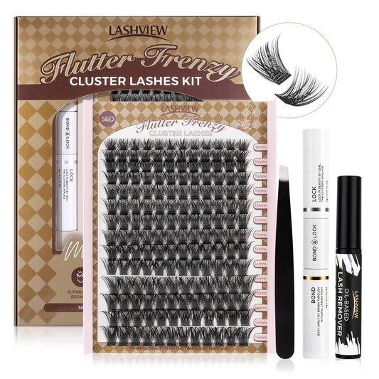 ________________ 56D Diy Lash Extension Kit,Cluster Eyelash Extension Kit,Individual Lashes Kit,Cluster Lashes with Lash Bond and Seal,Lash Glue Remover and Lash Applicator