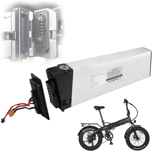 Folding E-Bike Battery - 48V 10Ah,Electric Bike 480Wh Li-ion Battery,Professional Replacement Battery with Conversion Kit,Ebike Motor Max Power 350W