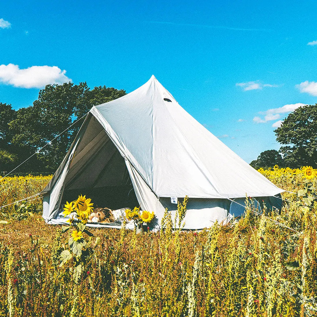 boutique camping CLASSIC CAMPING BELL TENT TIPI GLAMPING CANVAS