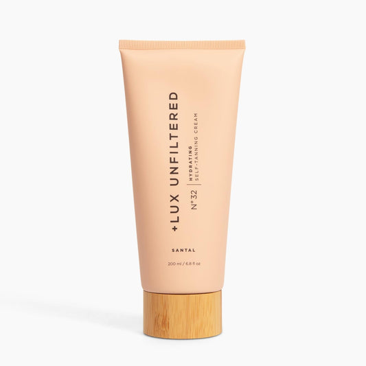 + Lux Unfiltered N¡32 Gradual Hydrating Self Tanner in Santal - Self Tanning Lotion with No Mess - Gradual Self Tanner - Self Tanners Best Sellers