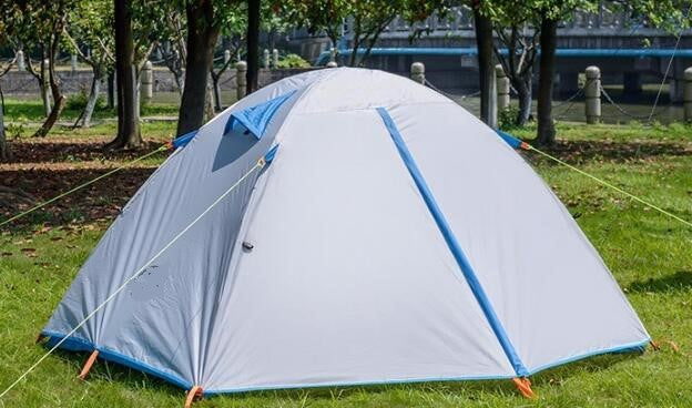 2&3 Person Double Door Waterproof Breathable Tent Oxford Cloth Bottom