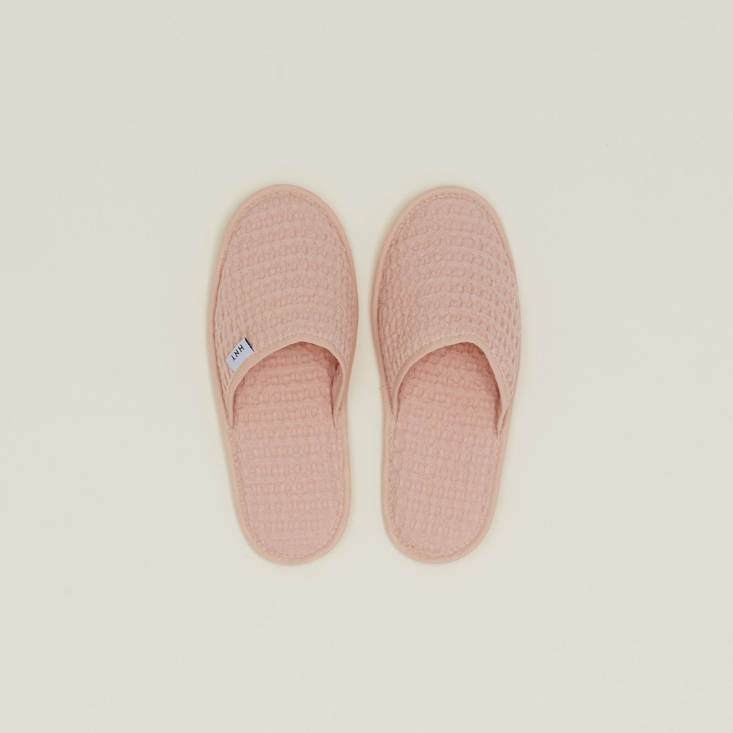 Simple Waffle Slippers - Blush
