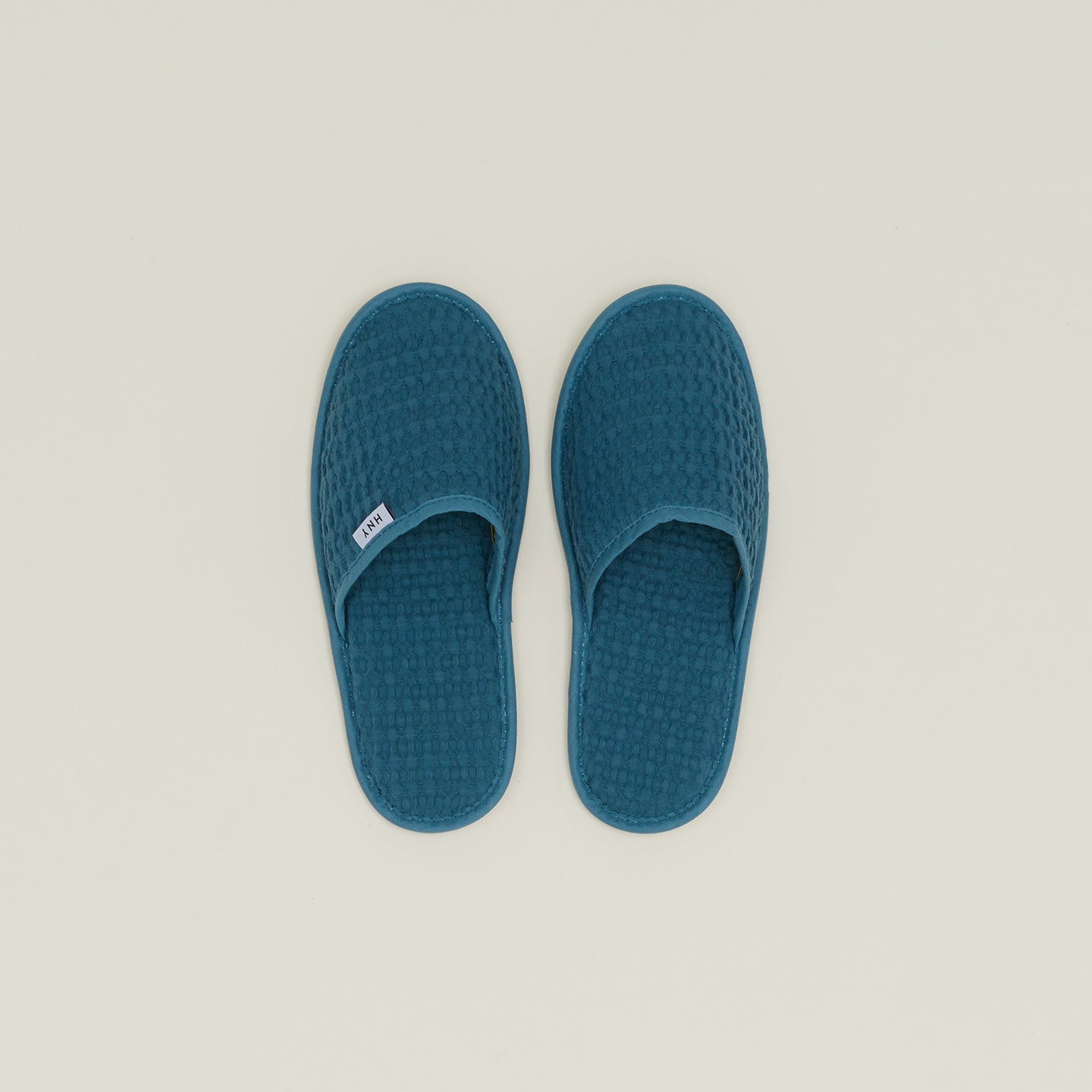 Simple Waffle Slippers - Peacock