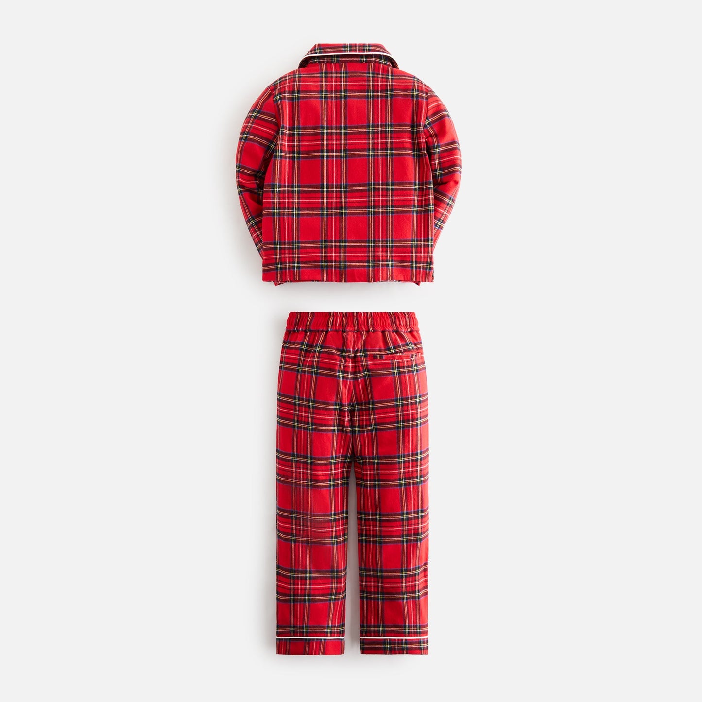 Kithmas Kids Brushed Cotton Plaid Pajama Set - Present