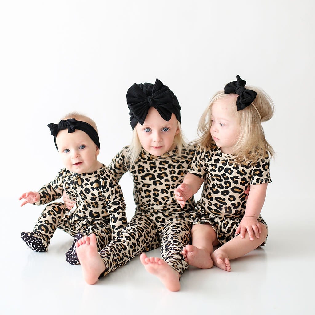 Lana Leopard Tan Classic Pajama Set