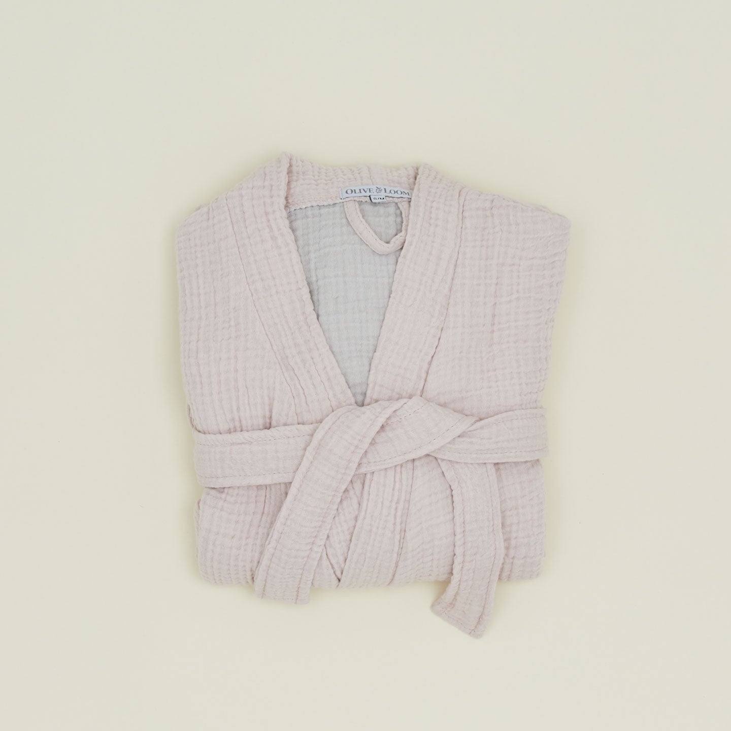 Cotton Gauze Bathrobe - Blush