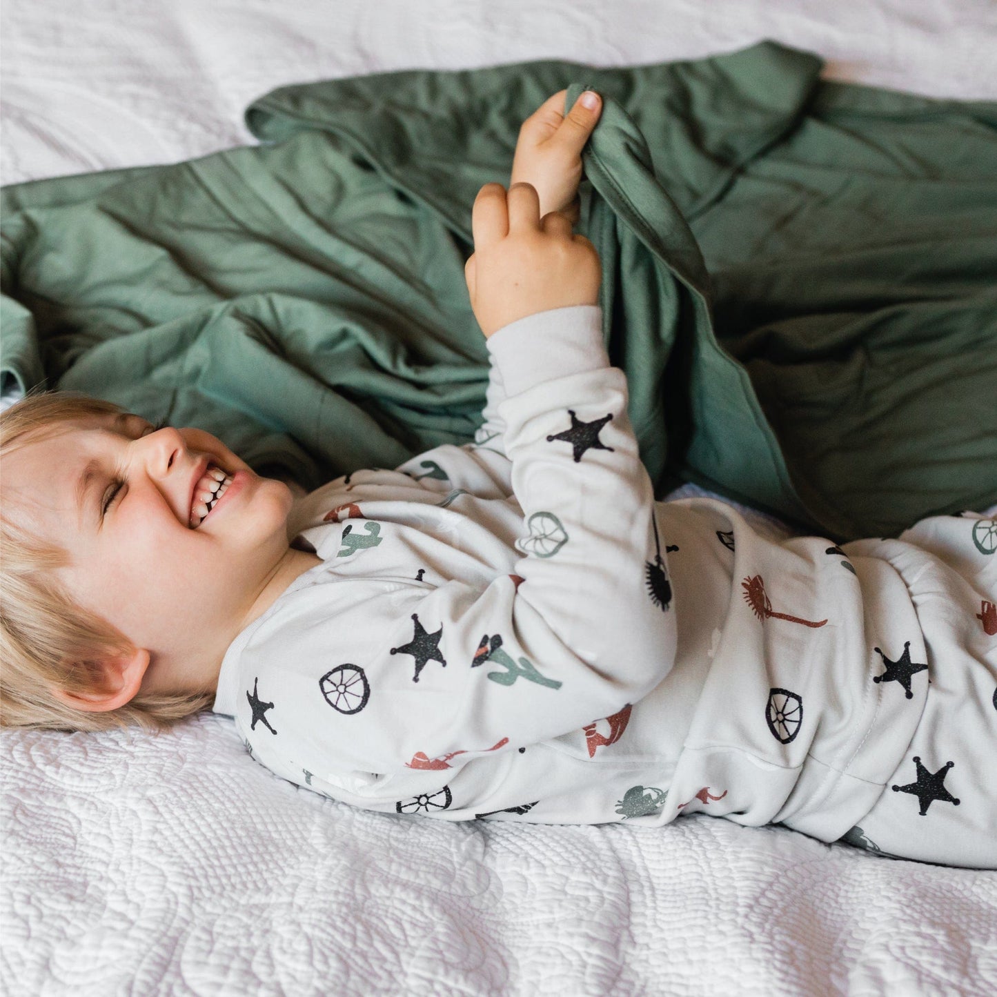 Bamboo pajama set - Cowboys