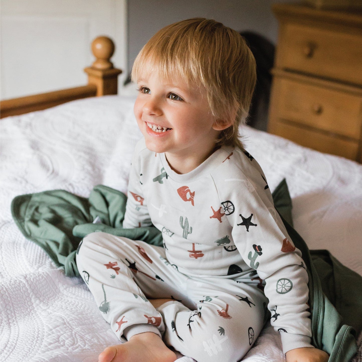 Bamboo pajama set - Cowboys