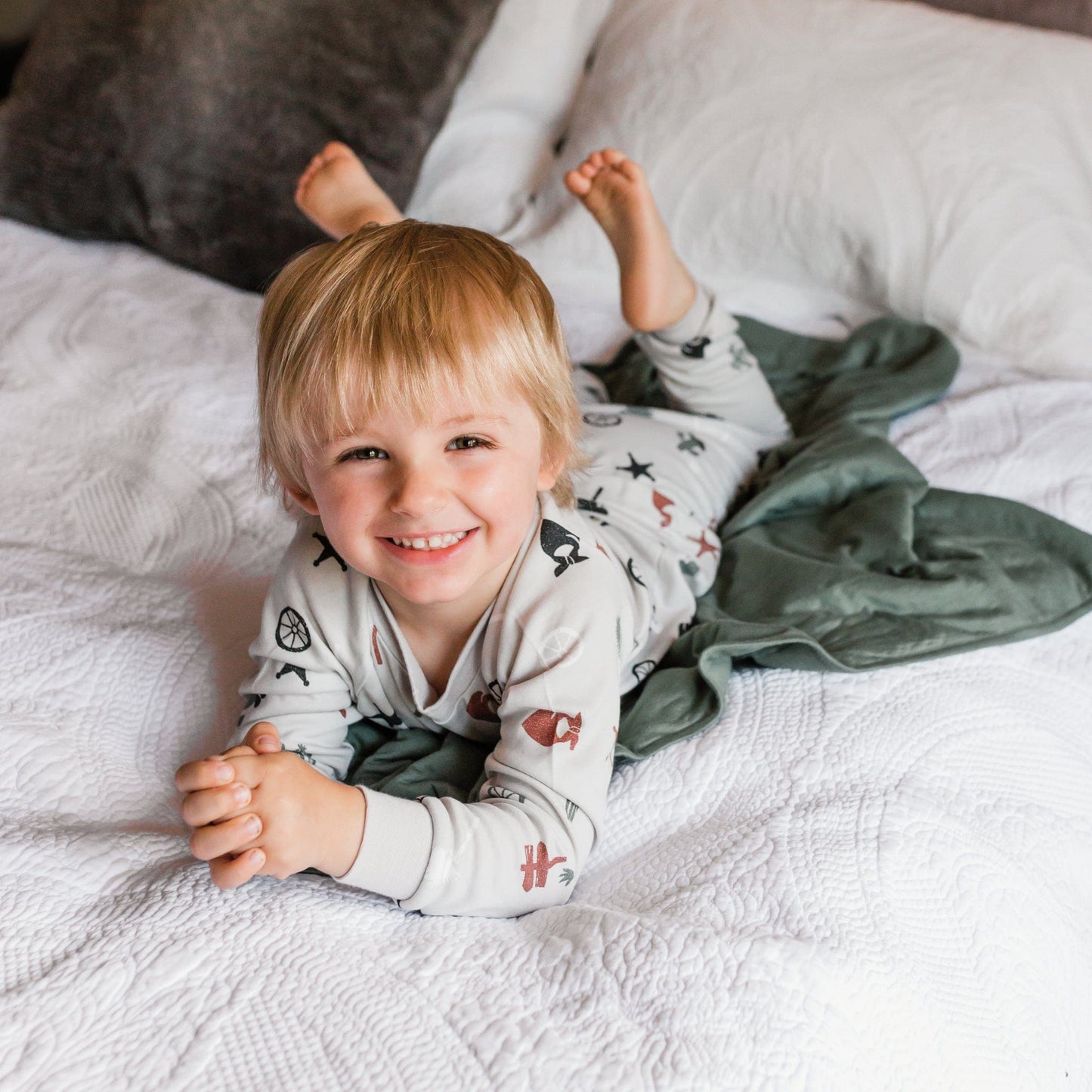 Bamboo pajama set - Cowboys