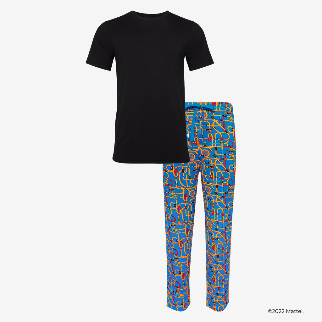 Hot Wheels™ Tracks Men's Short Sleeve Loungewear