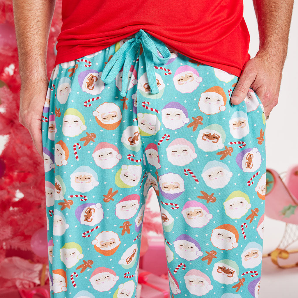 Glitterville™ Papa Noel Men's Short Sleeve Loungewear