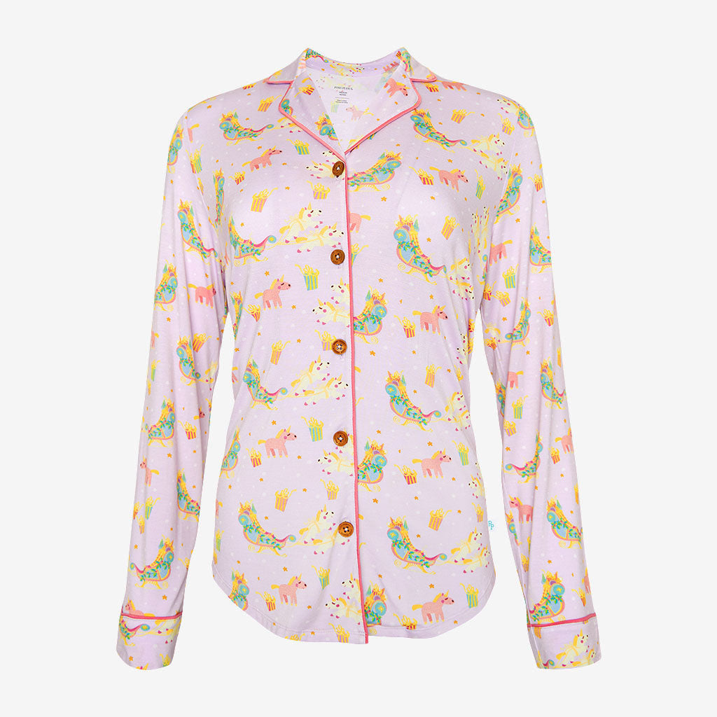 Glitterville™ Parisian Sleigh Women's Relaxed Pant Luxe Loungewear