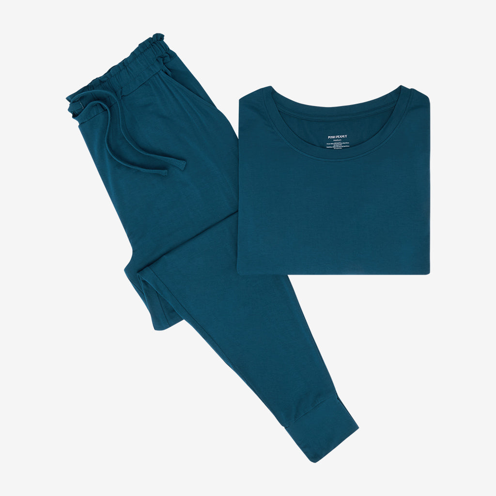 Sailor Blue Women's Long Sleeve Scoop Loungewear