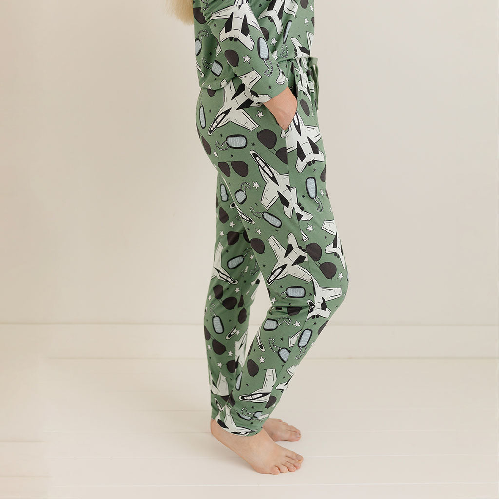 Airman Women's Long Sleeve Scoop Loungewear