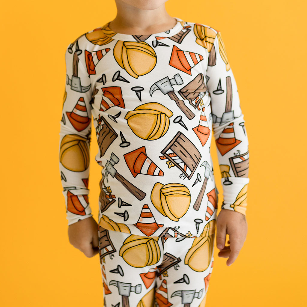 Construction Time Classic Pajama Set
