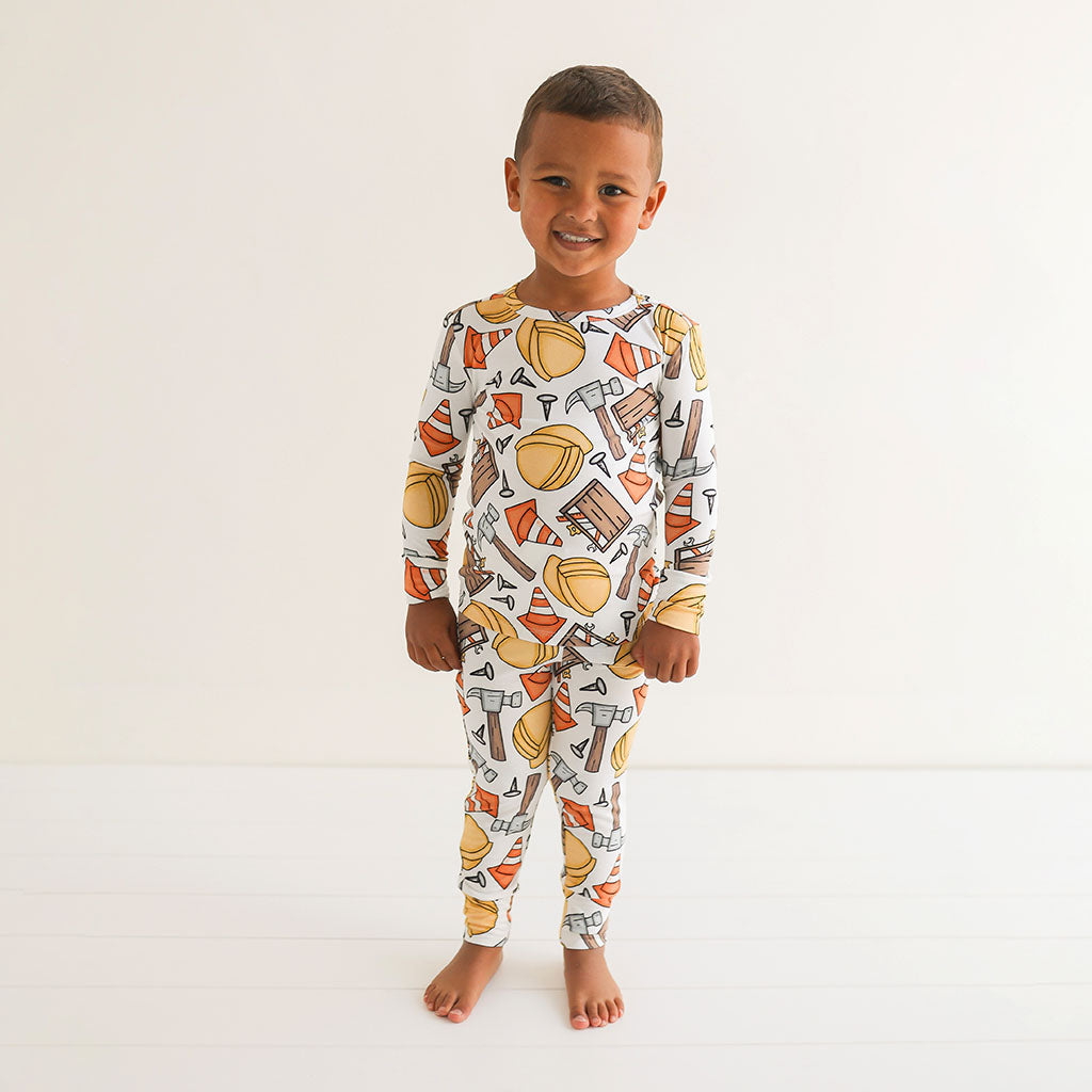 Construction Time Classic Pajama Set