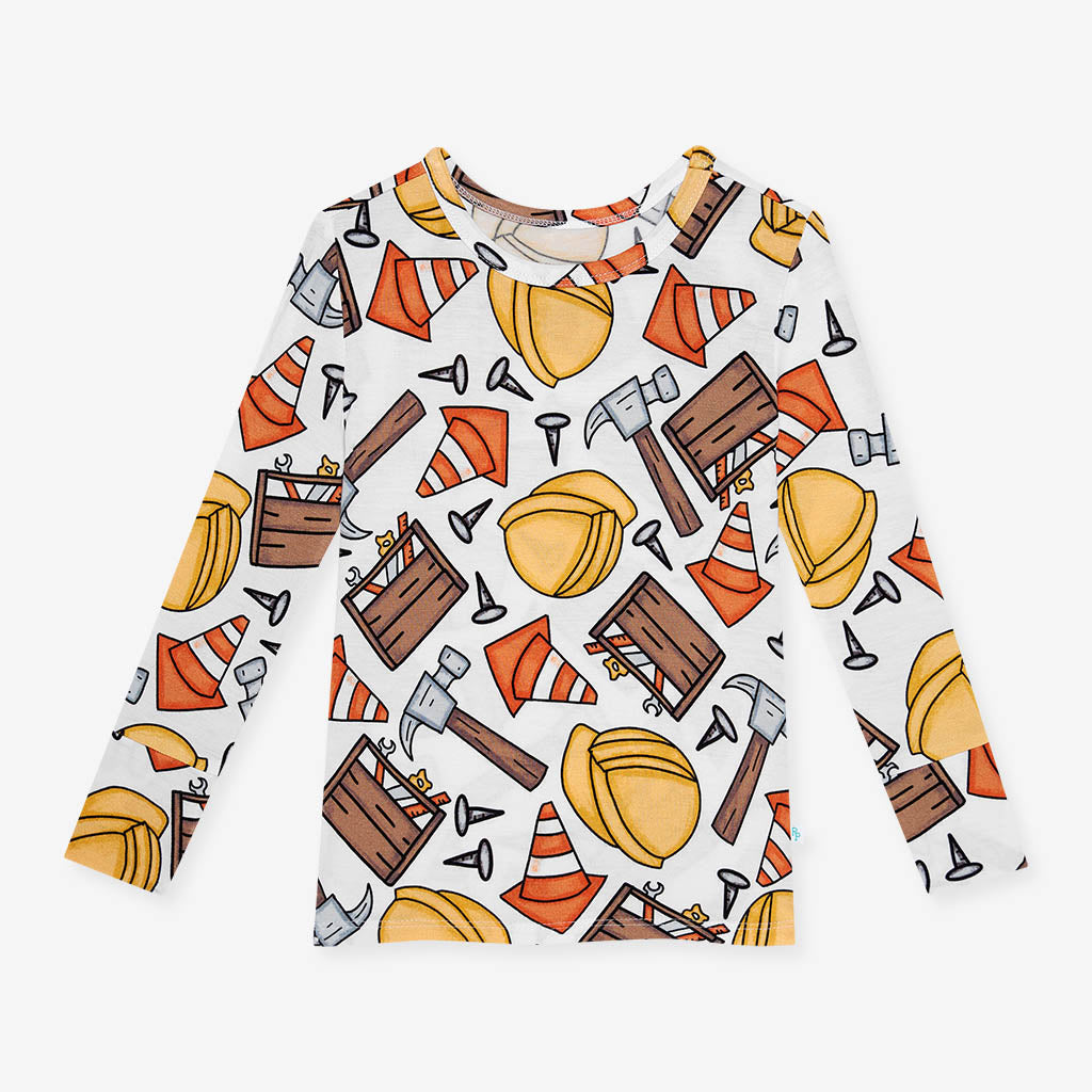 Construction Time Classic Pajama Set