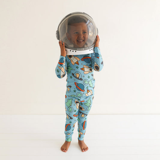 Dinos in Space Classic Pajama Set
