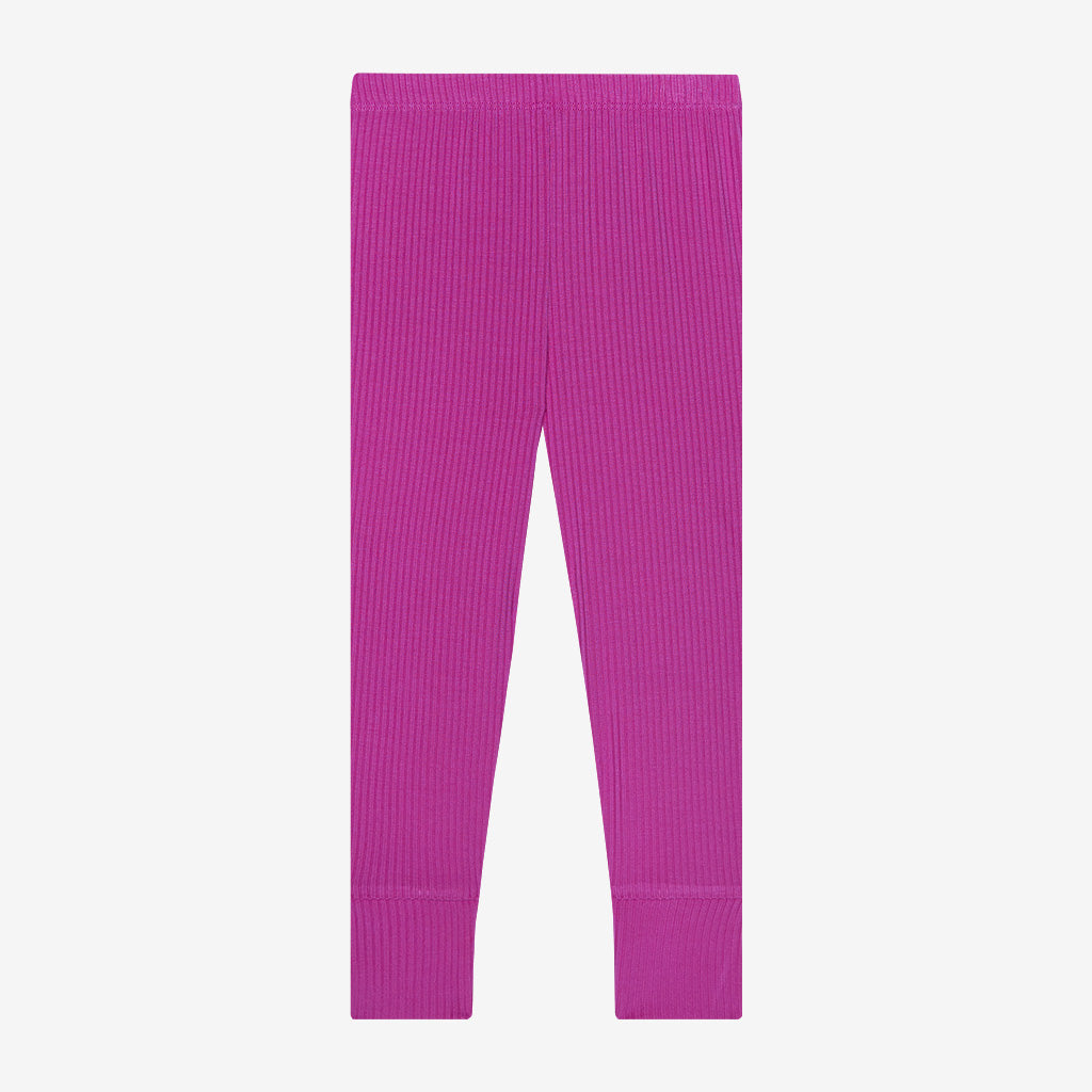 Posh Plum Ribbed Classic Pajama Set