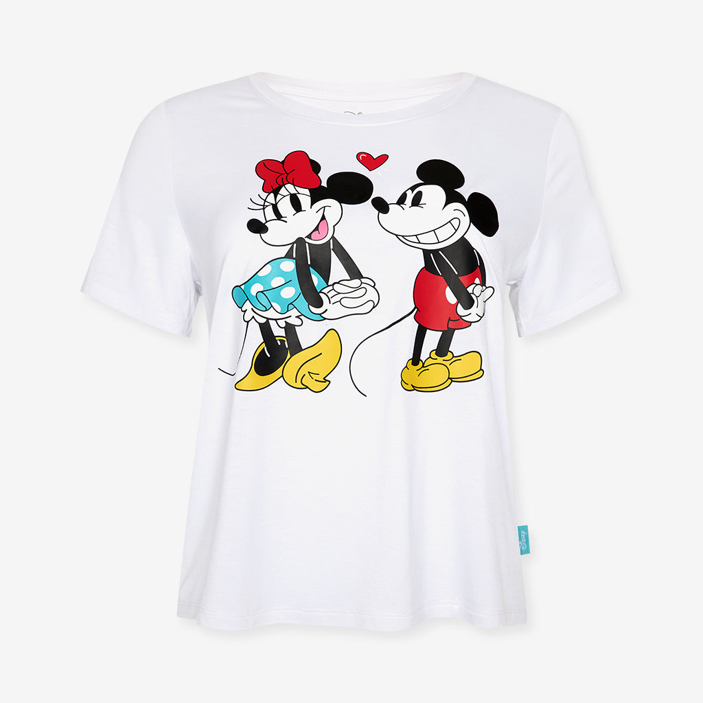 Disney's Mickey Loves Minnie Women’s Scoop Tee