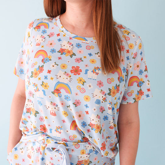 Springtime Blue Hello Kitty® Women’s Scoop Tee