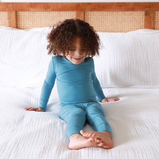 Celestial Blue Classic Pajama Set