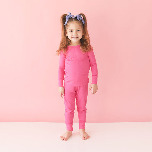 Posh Hot Pink Classic Pajama Set