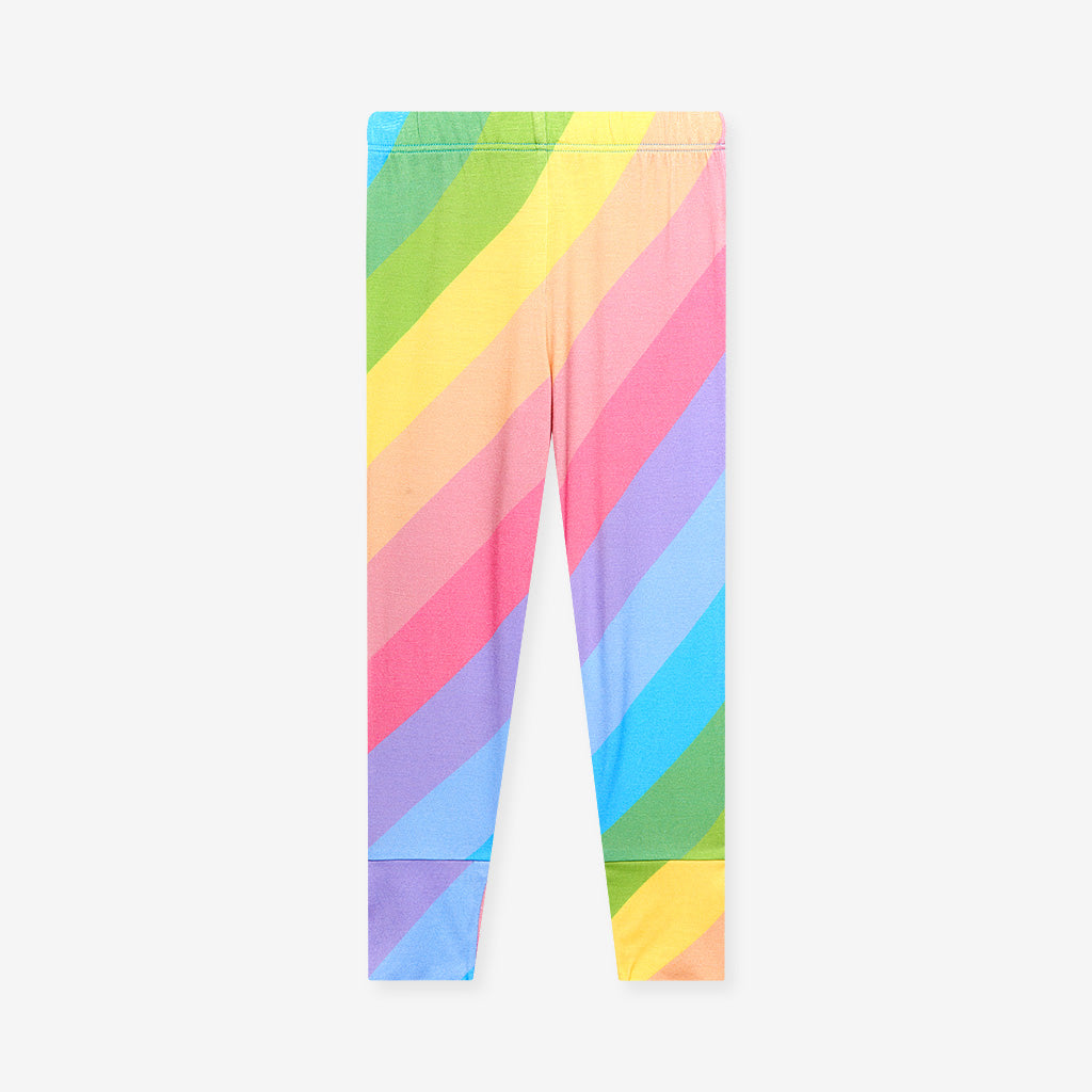 Rainbow Stripe Classic Pajama Set