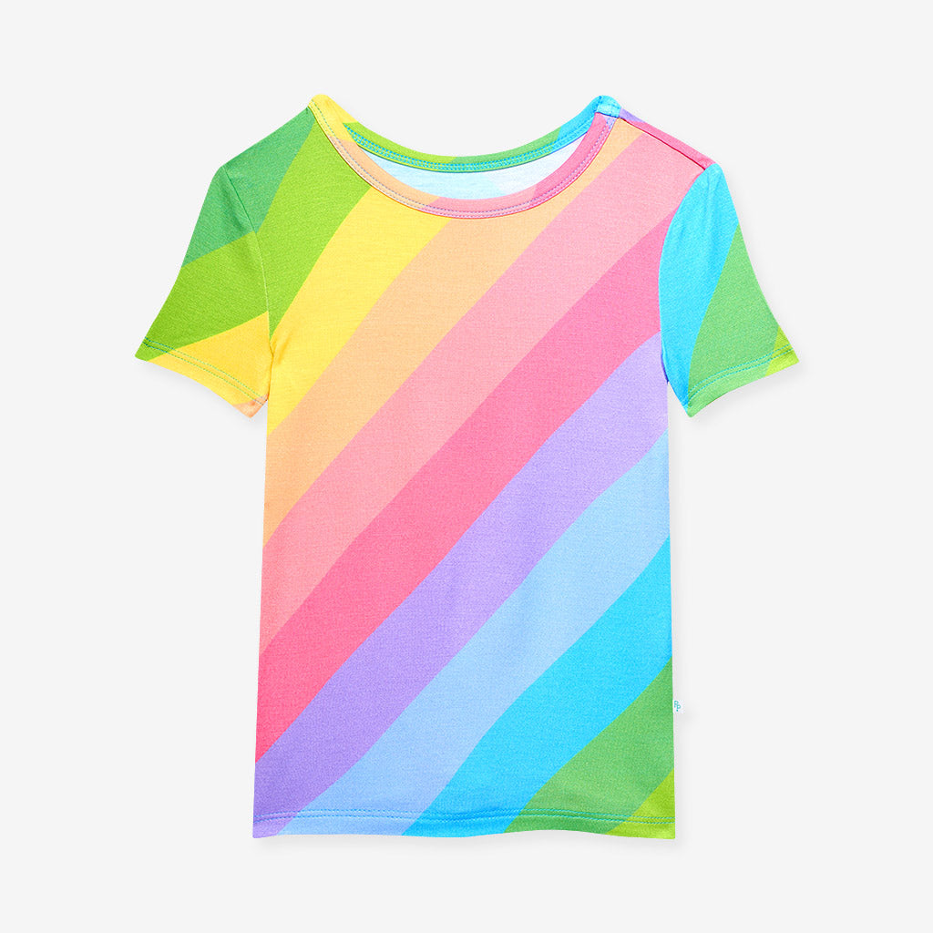 Rainbow Stripe Classic Pajama Set