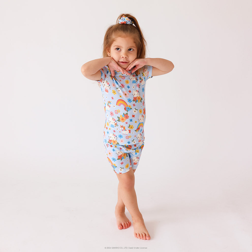 Springtime Blue Hello Kitty® Classic Pajama Short Set