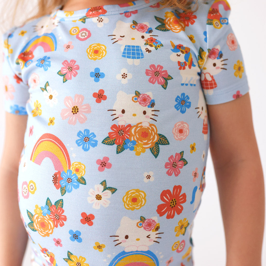 Springtime Blue Hello Kitty® Classic Pajama Short Set