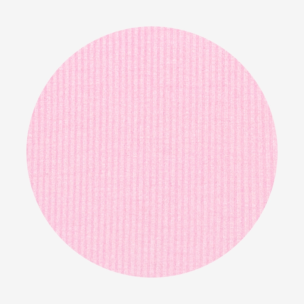 Posh Pink Ribbed Classic Pajama Set