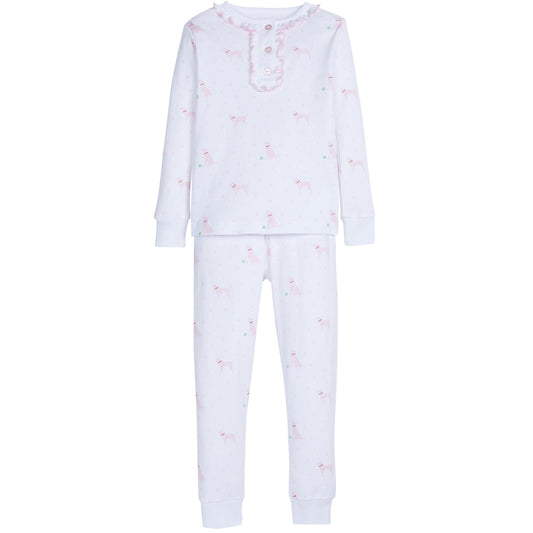 Girl Printed Jammies - Pink Labs