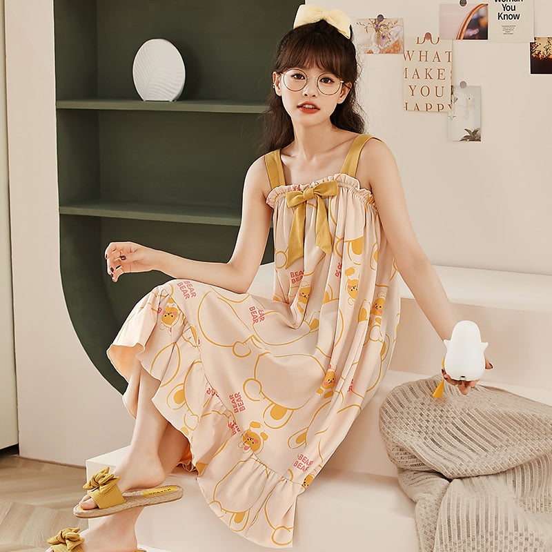 "A Bow Sleep" Night Gown