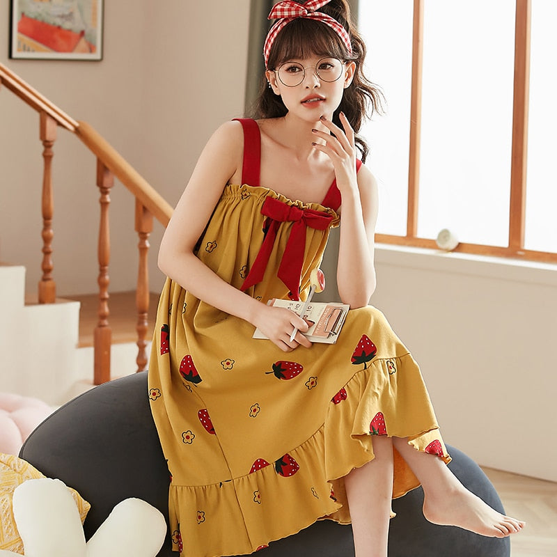 "A Bow Sleep" Night Gown