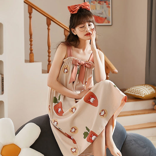 "A Bow Sleep" Night Gown