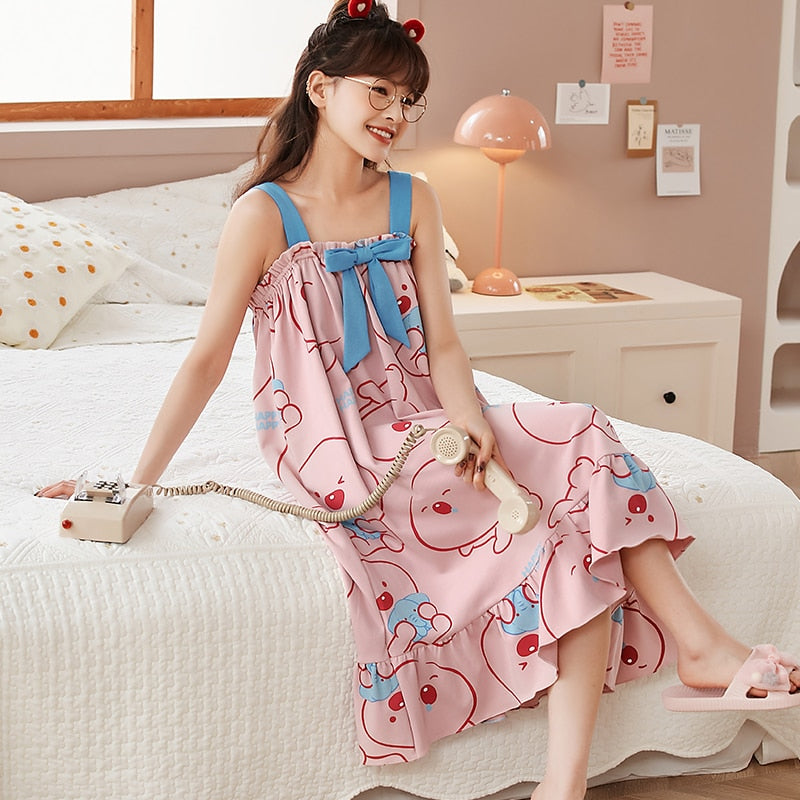 "A Bow Sleep" Night Gown
