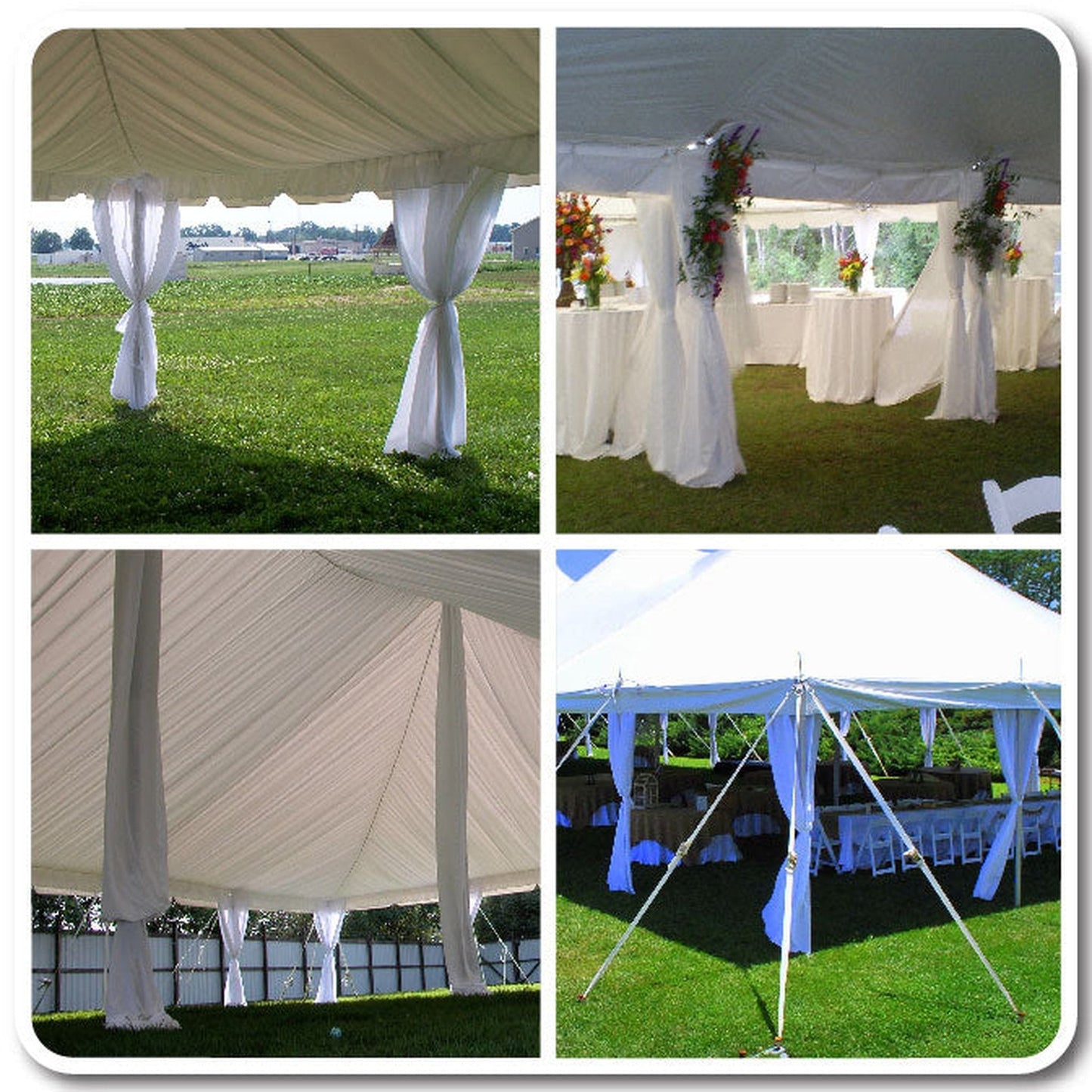 Tent Leg Drapes