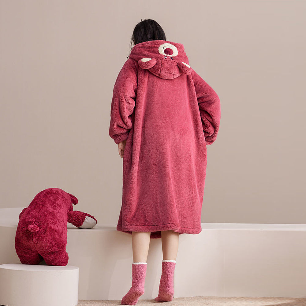 Soft Nightgown Winter Cartoon Coral Fleece Gifts