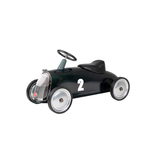 Black Gentleman Racer Rider Car